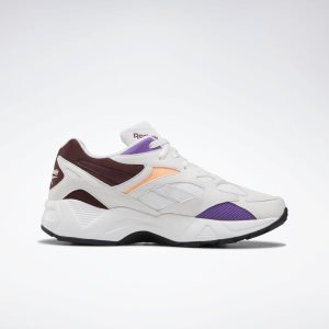 Reebok Aztrek 96 Reinvented Turnschuhe Herren - Weiß/Bordeaux - DE 876-DQF